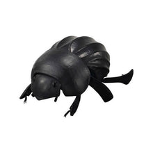 Load image into Gallery viewer, Solid Black Scarab beetle educational figurine Dangomushi 07 for sale Reptanicals