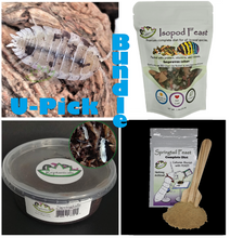 Load image into Gallery viewer, Reptanicals U-Pick Bundle : Dalmatian Isopods Bio-active supply kit for geckos and large lizards