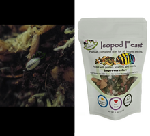 Load image into Gallery viewer, Dwarf white isopods and Reptanicals Isopod Feast