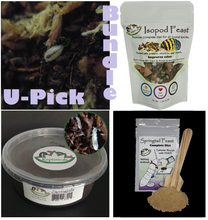 Load image into Gallery viewer, Dwarf white U-pick bundle isopods supplies for sale free shipping