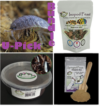 Load image into Gallery viewer, Giant Canyon Isopod Kit for Sale U-Pick Bundle from Reptanicals Choose your own custom Isopod Supply Pack!
