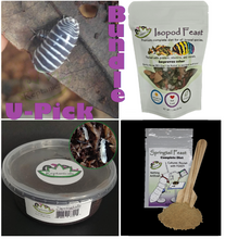 Load image into Gallery viewer, Zebra Isopod Supply pack for sale Reptanicals U-Pick bundle