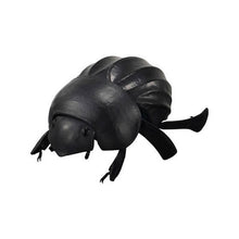 Load image into Gallery viewer, Solid Black Scarab beetle educational figurine Dangomushi 07 for sale Reptanicals
