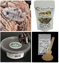 Load image into Gallery viewer, Isopod Gift Set with Springtails and Food Reptanicals Isopod Bundle

