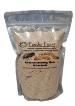Load image into Gallery viewer, Reptanicals Feeder Feast Premium high protein food for crickets, mealworms, and beetles
