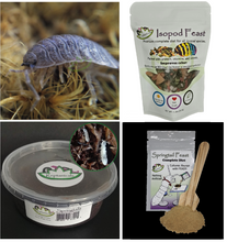 Load image into Gallery viewer, Bioactive Supply Kit Food for terrariums. Isopods Springtails and food
