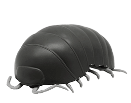 Gray Armadillidium vulgare Isopod Figure (Dangomushi 01) – Reptanicals